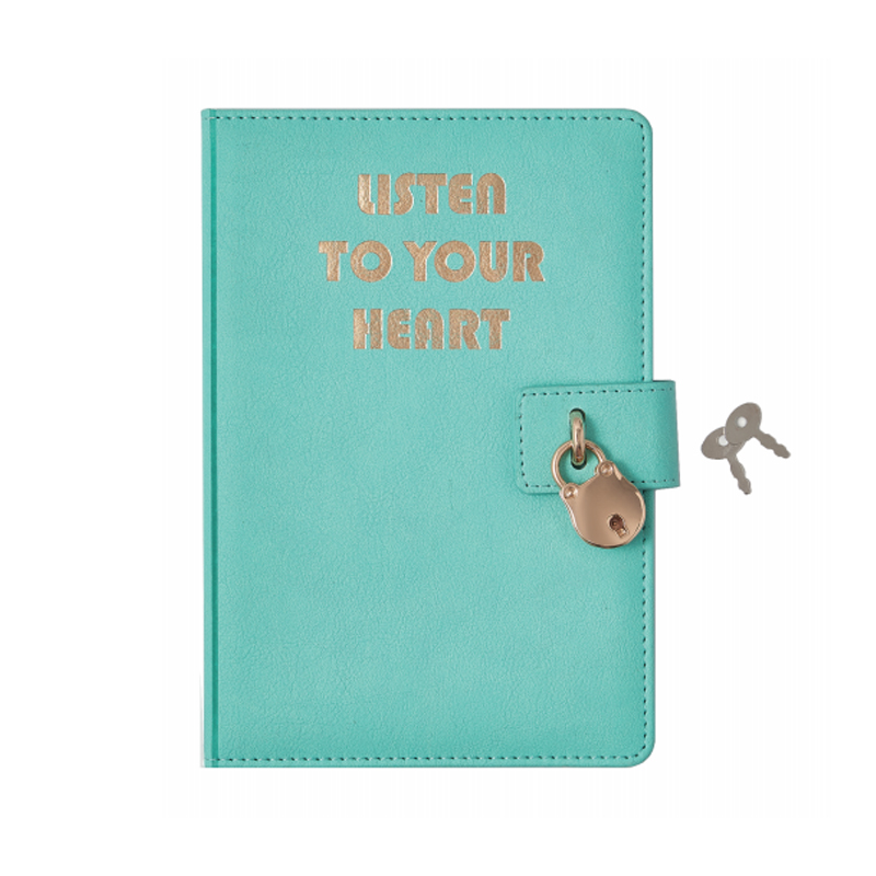 Leather Cover Lock & Key Secret Notebook Leather Cover Lock & Key Secret Notebook